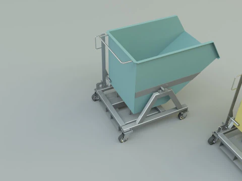 Hospital span container model 3D Model