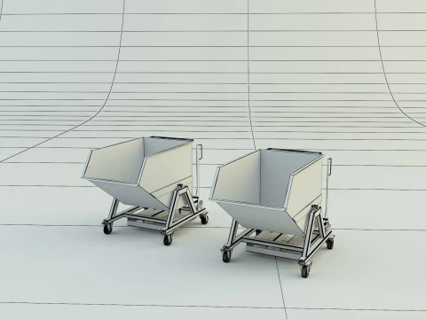 Hospital span container model 3D Model