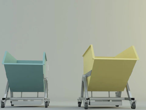 Hospital span container model 3D Model