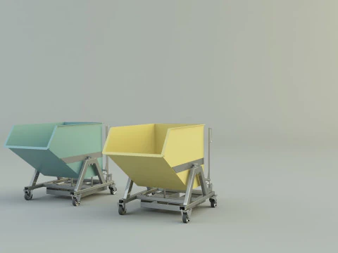 Hospital span container model 3D Model