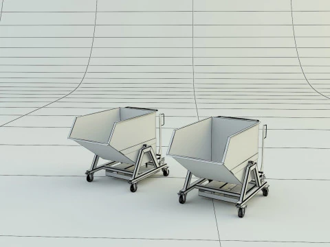 Hospital span container model 3D Model