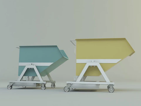Hospital span container model 3D Model
