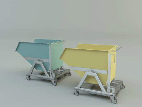 Hospital span container model 3D Model