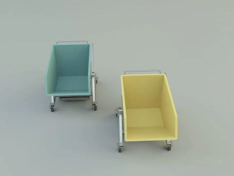 Hospital span container model 3D Model