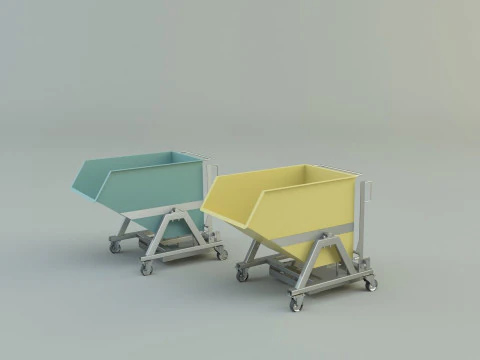 Hospital span container model 3D Model