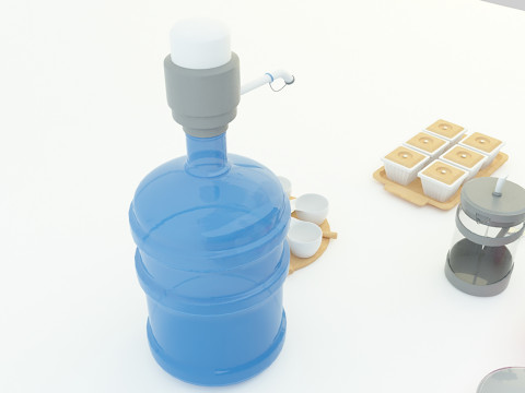 Kitchen products 3d 3D Модель