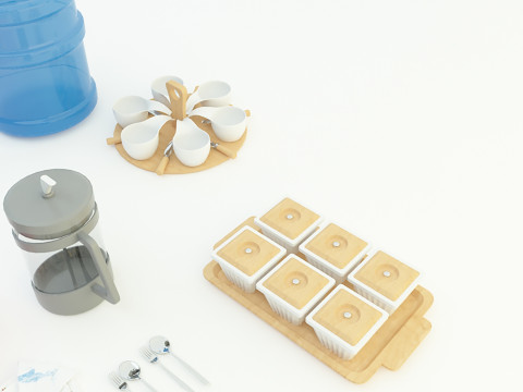 Kitchen products 3d 3D Модель