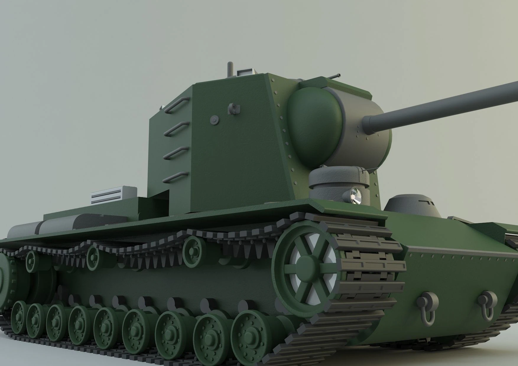 Kv5 military tank 3D Model .c4d .max .obj .3ds .fbx .stl .blend