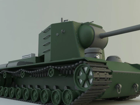 Czołg wojskowy Kv5 Model 3D