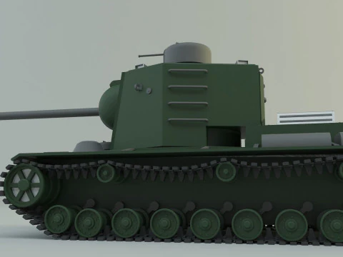 Kv5 military tank 3D Model
