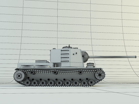 Kv5 military tank 3D Модель