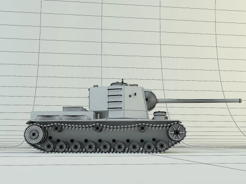 Kv5 military tank 3D Model