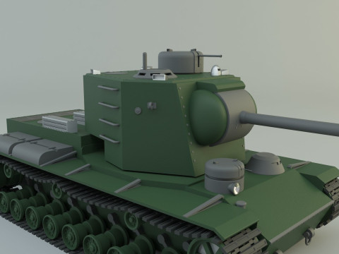 Kv5 military tank 3D Модель