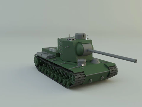 Kv5 military tank 3D Model
