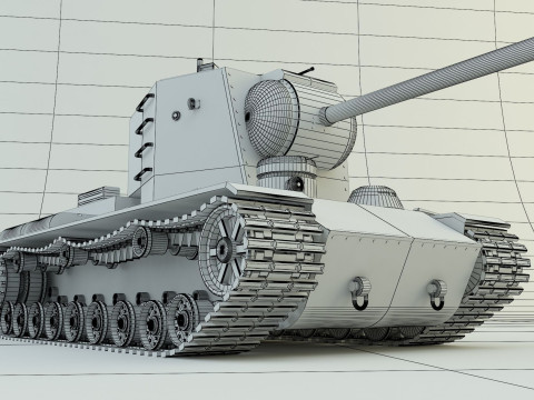 Kv5 military tank 3D Модель