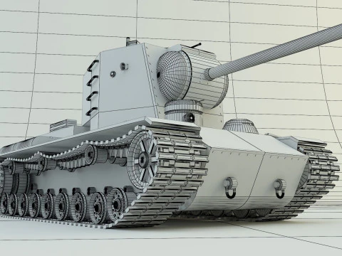 Kv5 military tank 3D Model