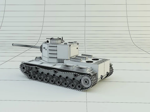 Kv5 military tank 3D Model