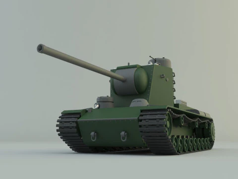 Kv5 military tank 3D Model