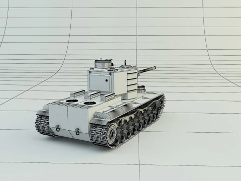 Kv5 military tank 3D Model