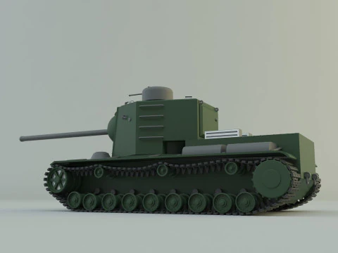 Kv5 military tank 3D Model