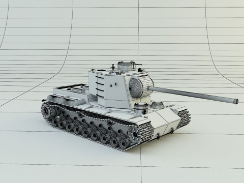 Kv5 military tank 3D Модель