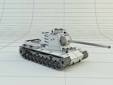 Kv5 military tank 3D Model