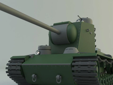 Kv5 military tank 3D Model