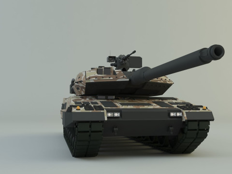 Leopard 2A6 military tank 3Dモデル