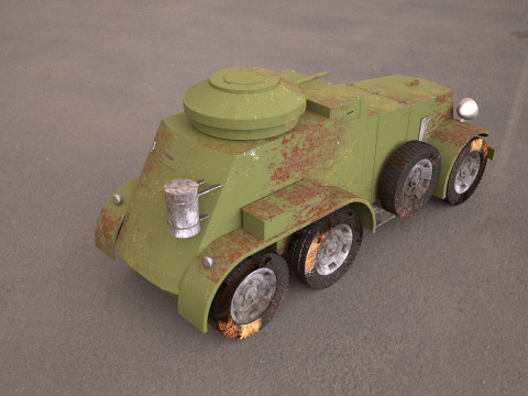 M1 Armored Car 3D Модель