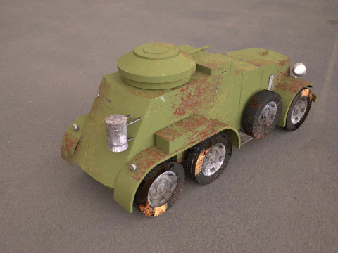 M1 Armored Car 3D Model