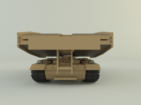 M60 AVLB Bridge Layer military vehicle Modèle 3D