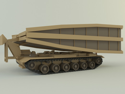 M60 AVLB Bridge Layer military vehicle Modèle 3D