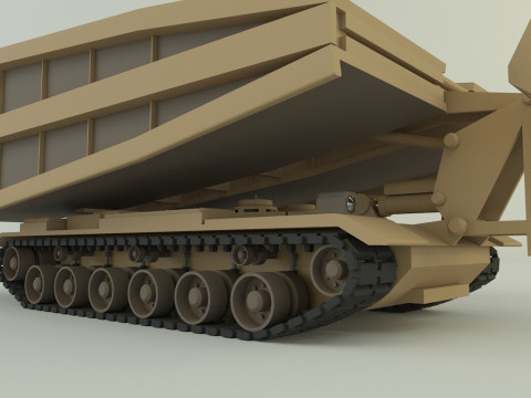M60 AVLB Bridge Layer military vehicle Modèle 3D