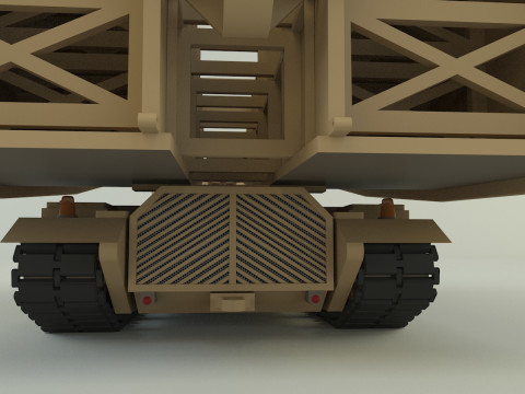 M60 AVLB Bridge Layer military vehicle Modèle 3D