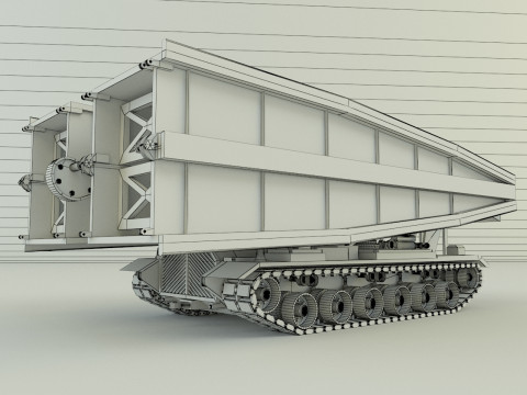 M60 AVLB Bridge Layer military vehicle Modèle 3D
