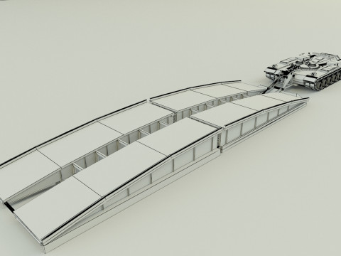 M60 AVLB Bridge Layer military vehicle Modèle 3D