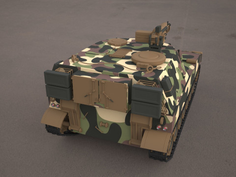 M109 howitzer tank 3D Model