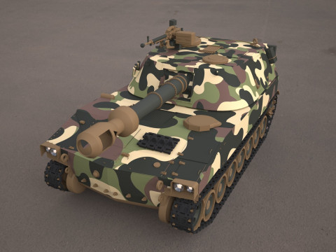 M109 howitzer tank 3D Model