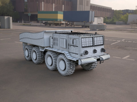 MA3-537 truck 3D Model