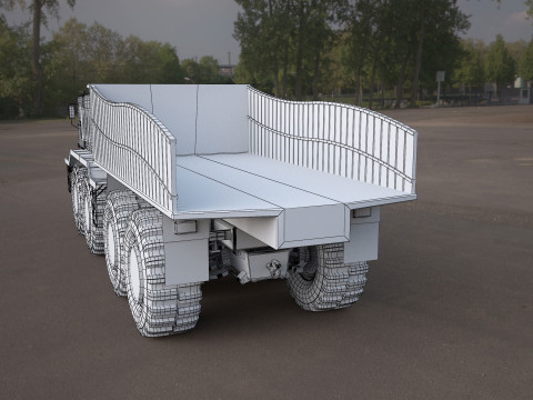 MA3-537 truck 3D Model