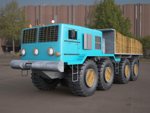 MA3-537 truck 3D Model