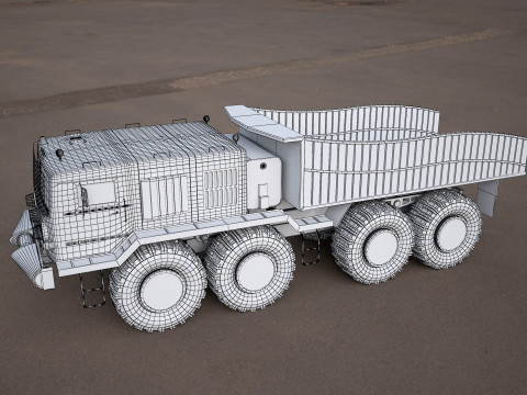 MA3-537 truck 3D Model