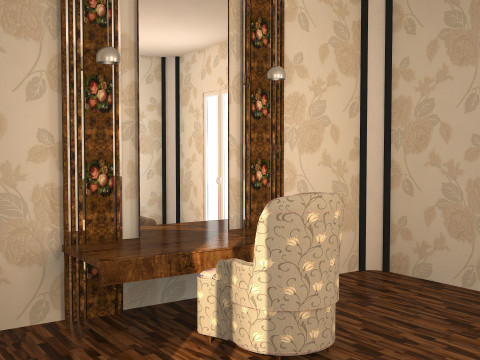 Makeup desk 3D Model