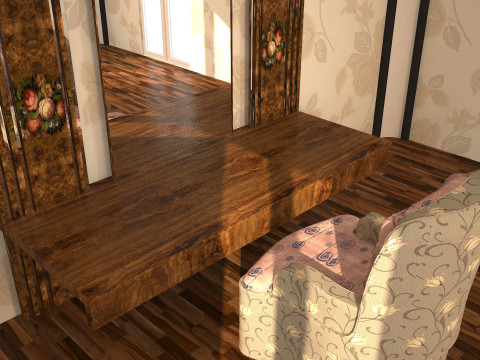 Makeup desk Modelo 3D