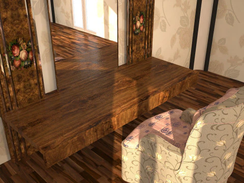 Makeup desk 3D Model