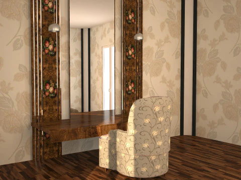 Makeup desk 3D Model