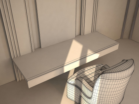 Makeup desk Modelo 3D