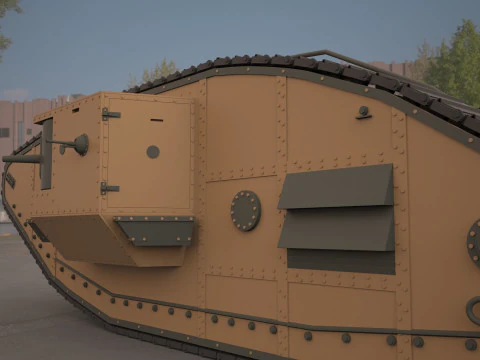 Tanque Mark V Modelo 3D