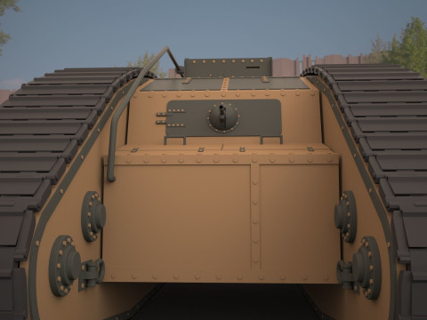 Mark V tank Modelo 3D