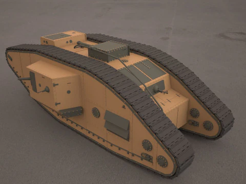 Tanque Mark V Modelo 3D